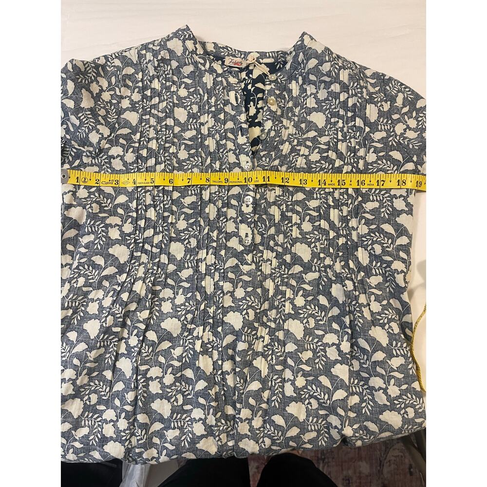 NWOT: Faherty Gemina Dress in Indigo Echo Floral - Picture 6 of 8
